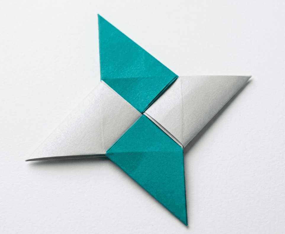 Easy Origami Ninja Star (Shuriken)