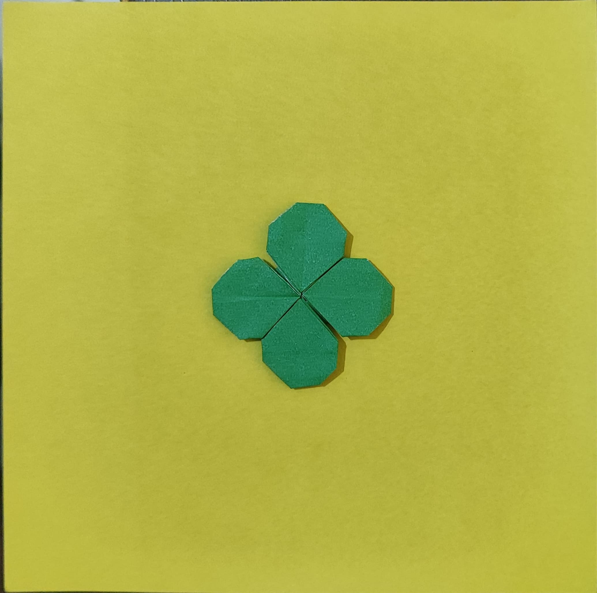 Origami Four Leaf Clover