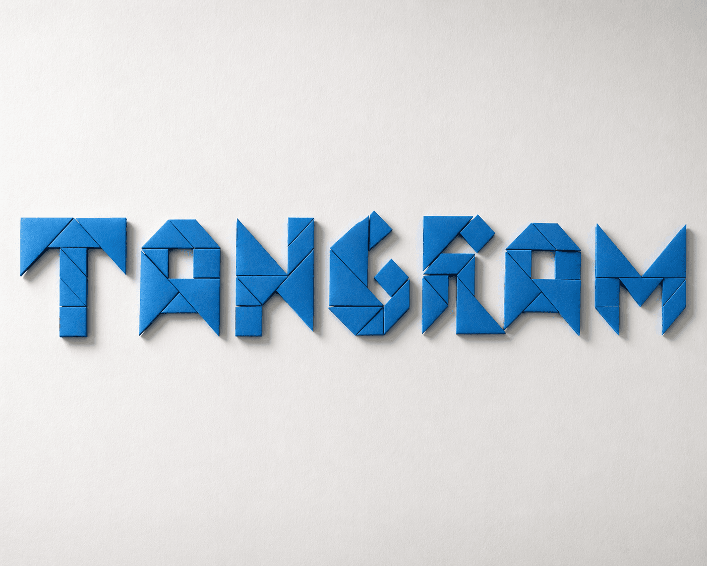 Origami Tangram Puzzle