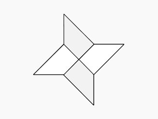 Easy Origami Ninja Star (Shuriken)