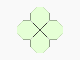 Origami Four Leaf Clover